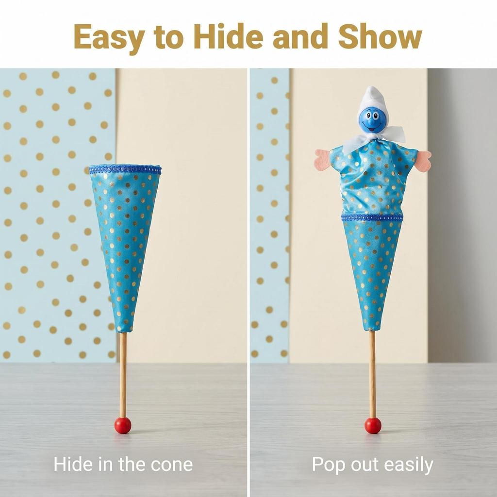 Papa Smurf Hide-and-Seek Telescopic Story Stick for Kids