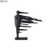 Walking in Wind Pedestrian Figures Sculpture Abstract Artwork Desk Decoration Ornaments Character Statue Room Aesthetic Decor