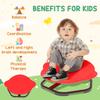 Planet-Shaped-kids Swivel Chair, Sensory Spinning Chair for Balance, Coordination Training, Red