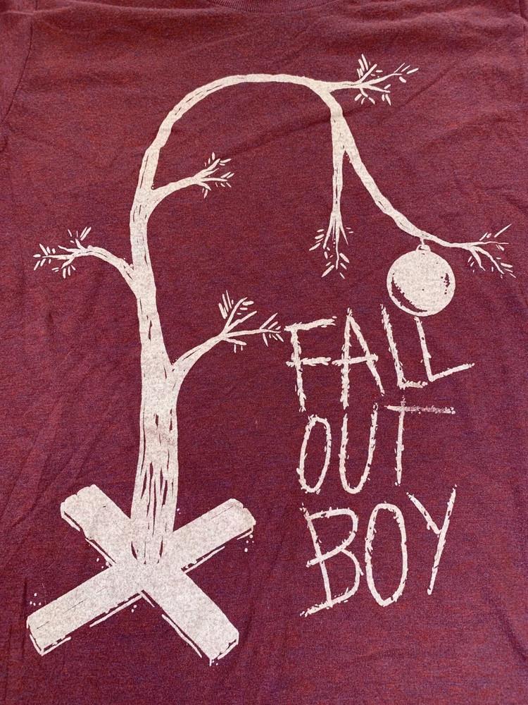 Концертная футболка Fall Out Boy Марсала Все размеры S-5XL Унисекс S