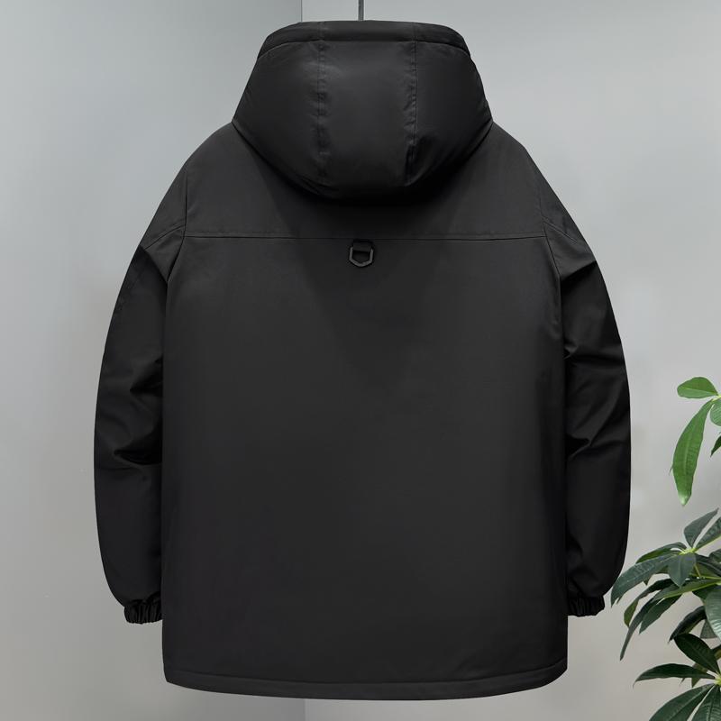 Übergröße 5XL-12XL Mode Winter Herrenmantel Kapuze Wasserdicht Lässig Locker Dick Warm Übergröße Oberbekleidung Herrenjacken