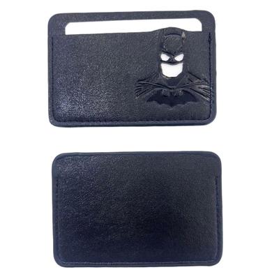 Fledermaus-ID-Geldbörse Schlanke Leder-Kartenhalter-Hülle Geldbörse Mit Heldenmaske Kreatives Jubiläums-Geburtstagsgeschenk Für Papa Ehemann
