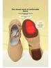 Women's Heeled Dance Shoes - Adult Ballet - Soft Leather Sole - Indoor/Outdoor - Lace-Free - Teacher Approved