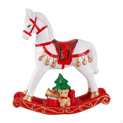 Christmas Decoration Desktop Figurine Resin Table Figure Miniature Animal Ornament Collectible with