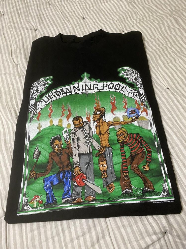 2002 Drowning Pool Texa Tour Подарок для фанатов S-5XL Футболка XL