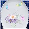 Blumen-Schmetterlings-Wandaufkleber für Kühlschrank, Schrank, Toilette, Dekoration