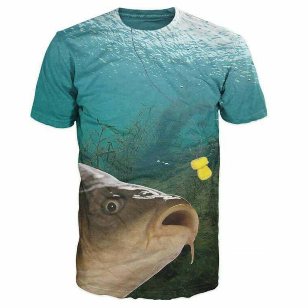 Men Vintage Fishing T Shirt 3d Print Casual Short Sleeve Loose Loose Tshirt For Men Sweatshirt Men's Top Clothing Outdoor Sports