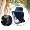 Imker Bucket Hat für Erwachsene Tragbarer Sonnenhut Gesichtsschutz Wandern Gartenarbeit Outdoor Angeln