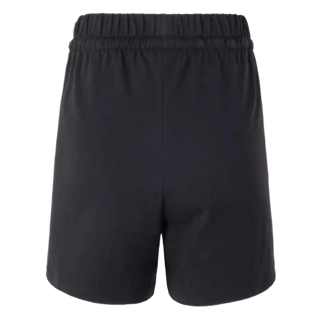 Adidas Lace-Up High-Waisted Sports Casual Shorts Women Shorts Black White JY8574