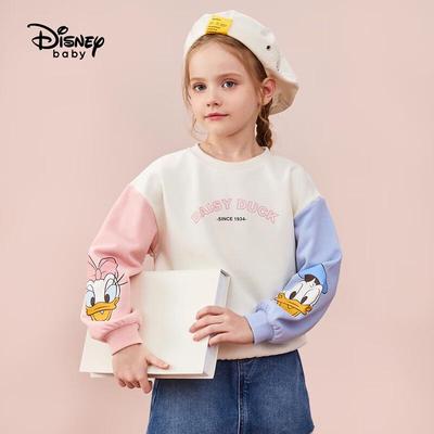 Mädchen Fleece-gefüttertes Cartoon-Sweatshirt