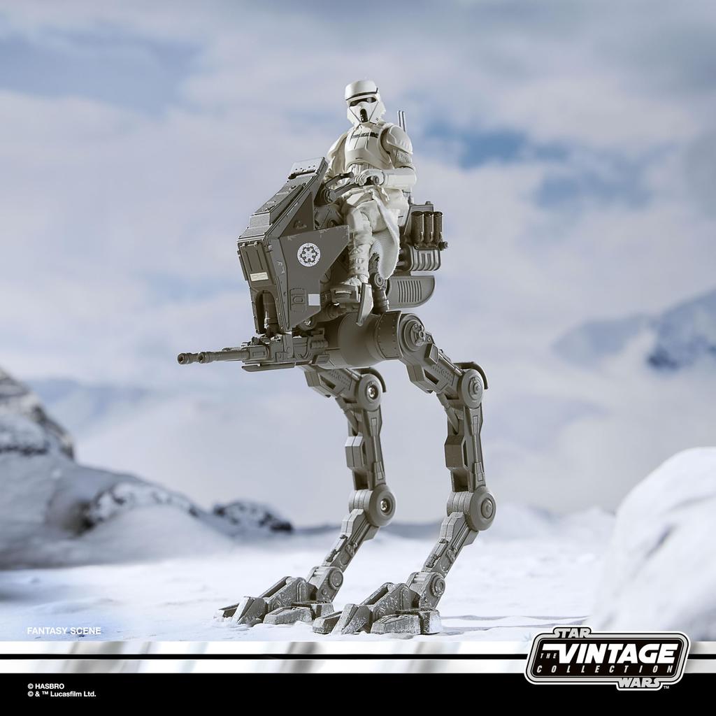 Hasbro STAR WARS Vintage Collection Star Mandalorian a Glogo Imperial Remnant Prémiová cm Kolekce vozidel Akční figurka G2536 Wars/The AT-RT 9.5