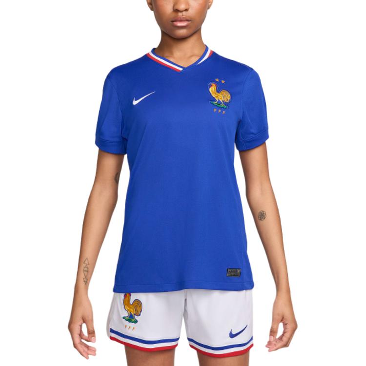 Nike Fff (Men's Team) 2024/25 Stadium Home Women's Nike Dri-FIT Soccer Replica Jersey FJ1443-452