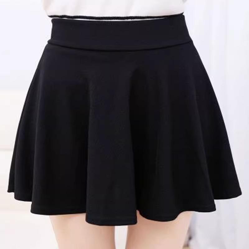 

Plus Size Women s High Waist A-Line Midi Skirt - Anti-Exposure Sailor Dance Dress 3XL