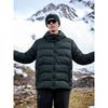 Mountain-Style Outdoor Functional Sports Ribbed down Jacket for Men, Winter Hooded Cotton Coat, Foreign Trade Men's Cotton Clothing Outerwear