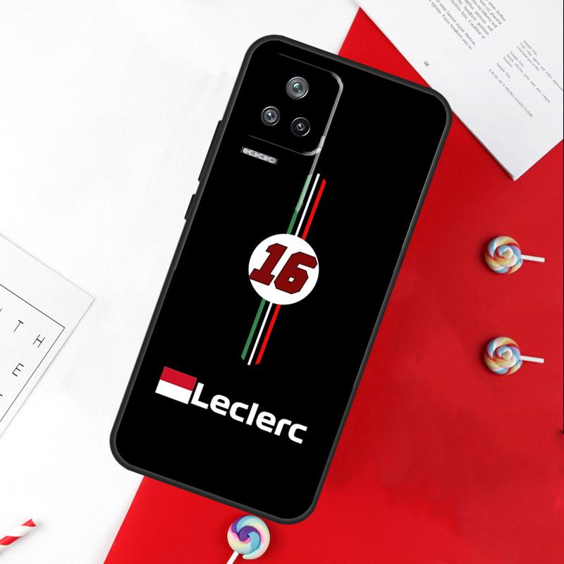 Charles Leclerc 16 F1 Case For Xiaomi 13 12 Lite 12X 11T 12T Pro Cover For POCO F5 X5 X3 Pro X4 F4 GT F3 C40 M5s