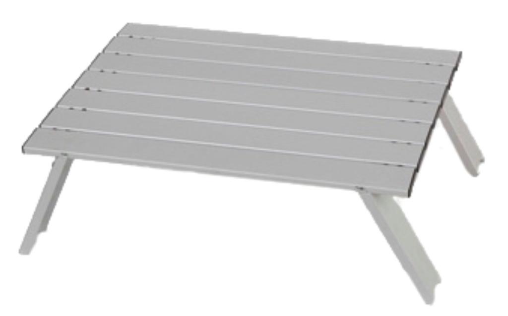 Captain Stag Camping BBQ Desk Aluminum Roll Table Low Style UC-501