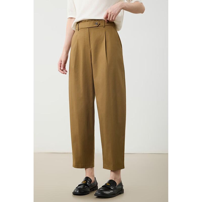 Women s High-Waist Tapered Ankle Pants L