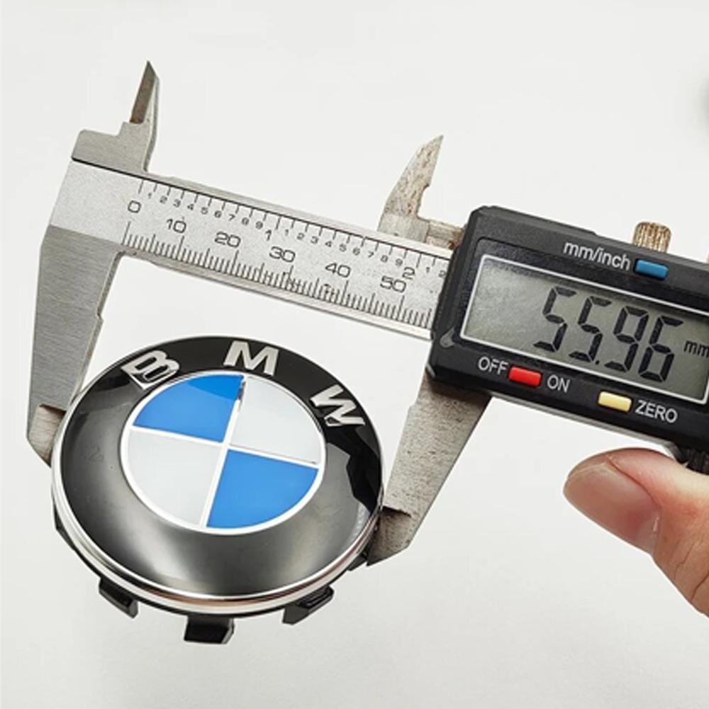 UCFF4 4Pcs 68mm56mm Car Wheel Center Hub Cap For BMW E87 M Performance E36 E46 E60 E90 E91 E92 E93 F30 F20 M3 Car Accessories