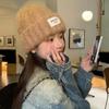 Knitted Hat for Women In Autumn and Winter Students' Thickened Warm Headband Ear Protection Cold Hat Small Woolen Hat Showing Face Trendy