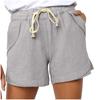 Women's Plus Size Casual Drawstring Waist Shorts with Pockets Lightweight Soft Fabric Relaxed Fit Summer Bottoms