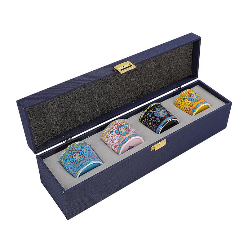 Chaxun 999 Enamel Silver-Plated Ceramic Teacup