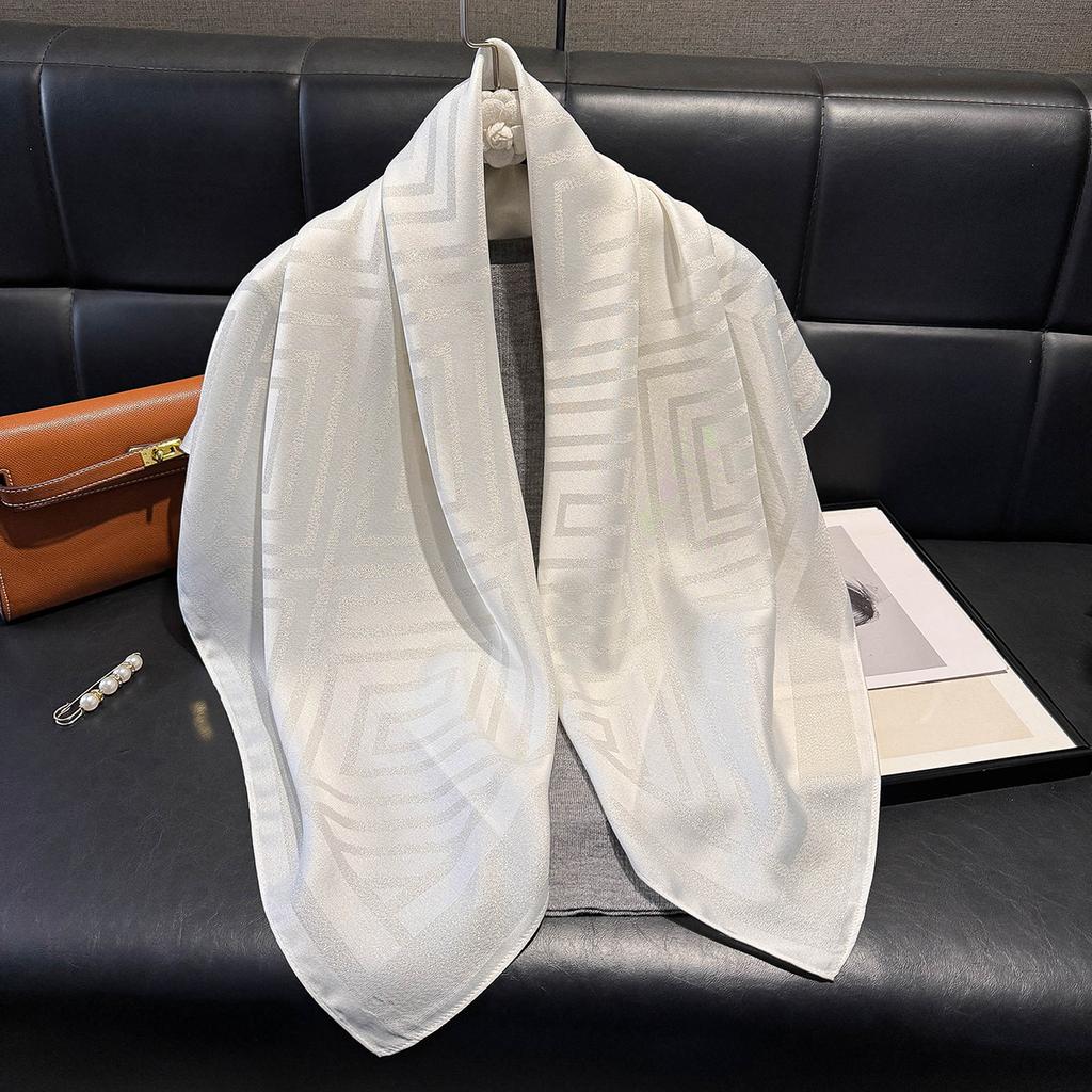 Muslim Silky Kerchief Fashion Ladies Print Hijab Tencel cotton Gauze Scarf Beach Sun Protection Shawl Decoration Wrap Headscarf