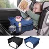 Autositztablett für Kinder, faltbar, mehrere Taschen, wasserdicht, Autotisch, tragbar, Tisch mit großer Kapazität für Esszimmer, Zeichenauto