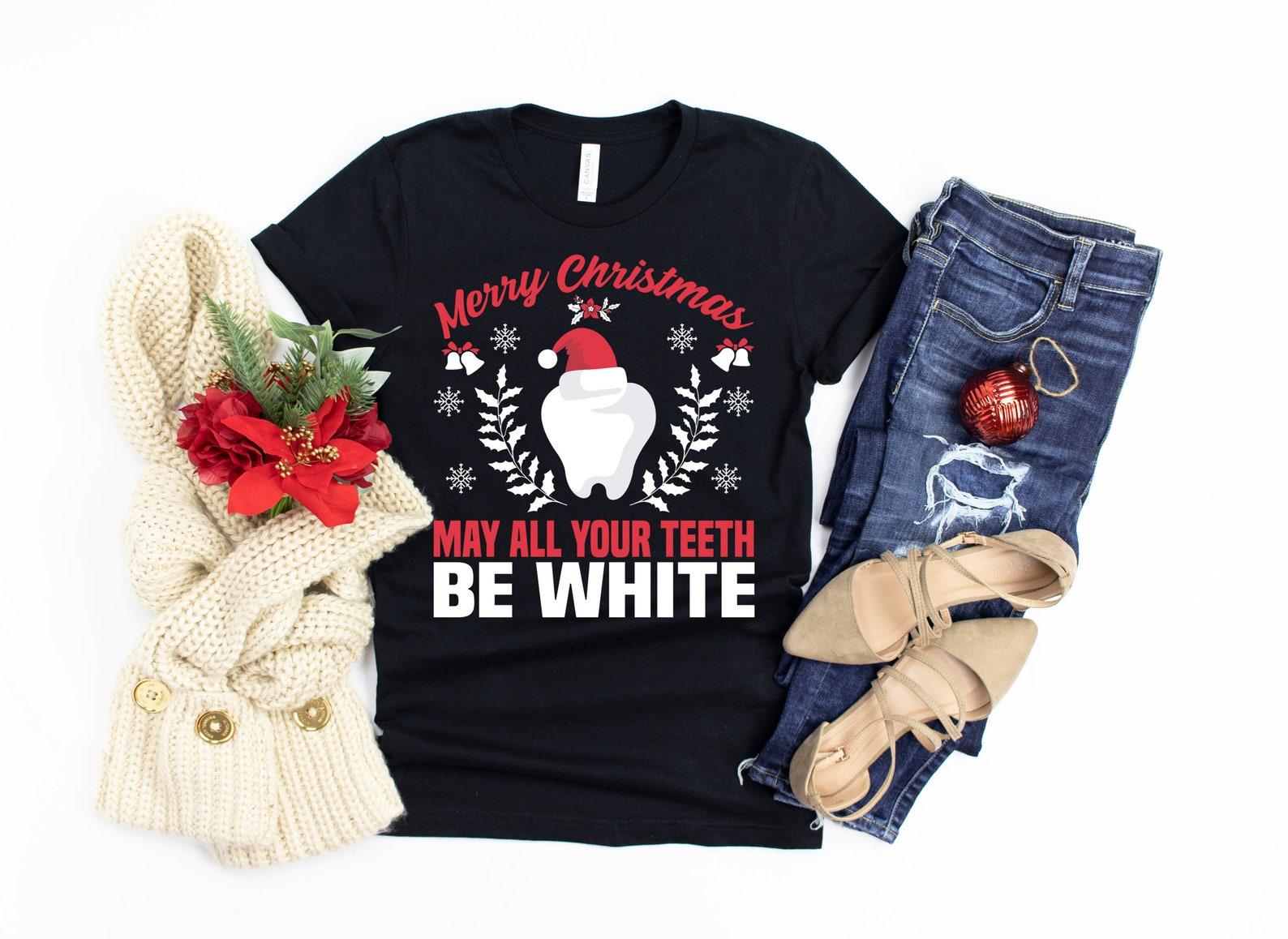 Dentist Funny Dental Hygienist Christmas Funny Xmas T-Shirt, Tank Top, T-shirt, T-shirt,T-shirt, Child Kids T-shirt, Apparel Gift XL