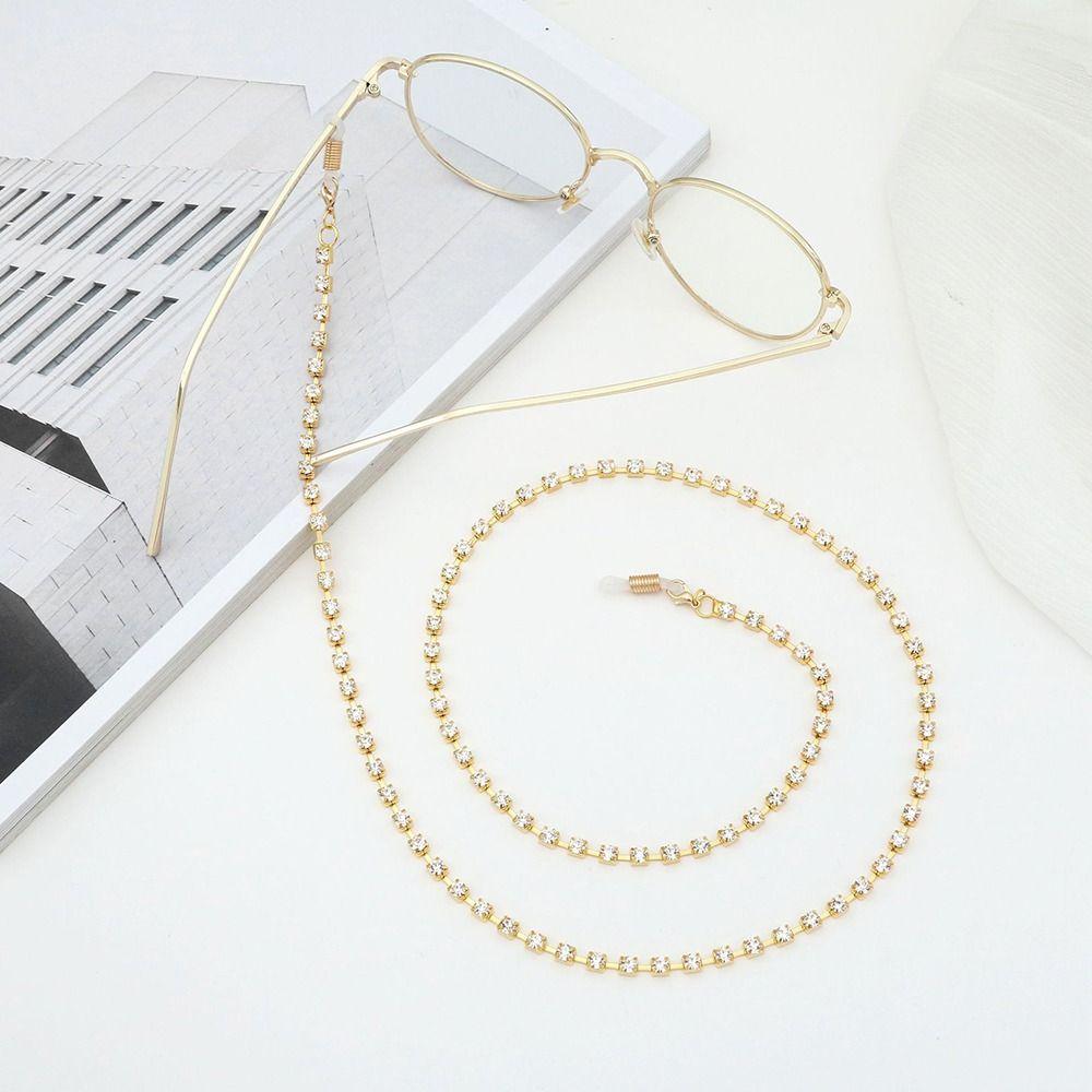 1Pcs Metal Eyeglasses Chain Holder Glasses Hanging Rope for Sunglasses Reading Glasses and Masks
