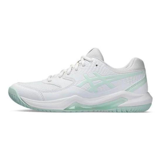 Asics Gel Dedicate 8 Wide White Pale Blue Women Sneakers 1042A235-102