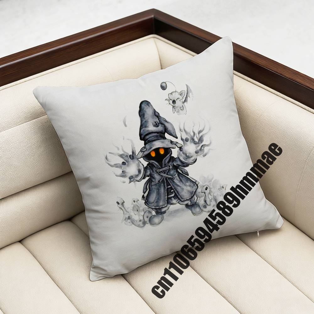 For M-Moogle C-Chocobo V-Vivi Throw Pillow Case Sham 45X45Cm 35X35Cm Square Bedroom Pillowcase Cushion Cover
