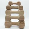 Fuuny Safe And Durable Chew Dumbbell Dog Toy Durable Real Wood Dog Chew Bone Toy For Dogs Suitable Home Pet Supplies