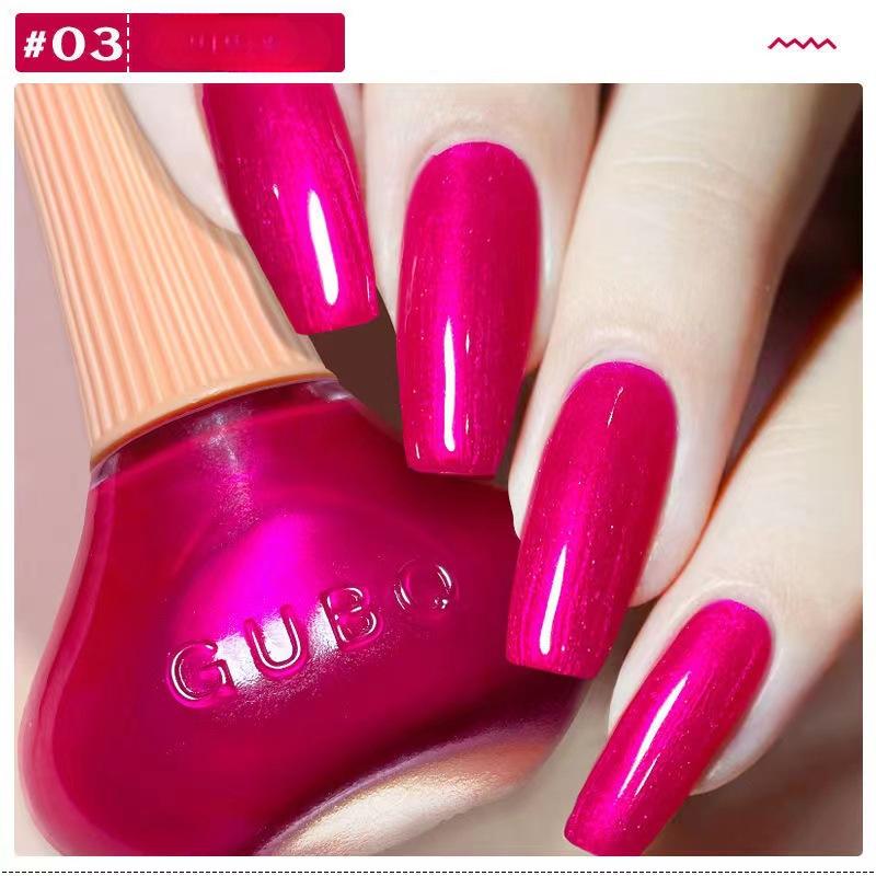 Nail Art Popular Milk White Nail Polish Quick Dry Long Lasting Varnish Matte Pearlescent Laser Glitter Nail Polish Make