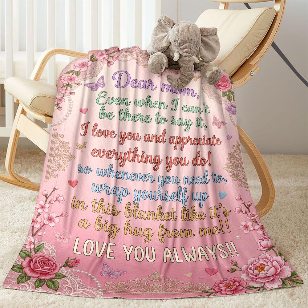 Warmth Of Love Blanket Flannel Blanket-Soft and Suitable for Sofas,Beds,Offices,Travel,All Seasons,Great Gift for Holidays and Birthdays.