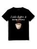 Ich mag Kaffee & Vielleicht 3 Leute Unisex Jersey Kurzarm T-Shirt