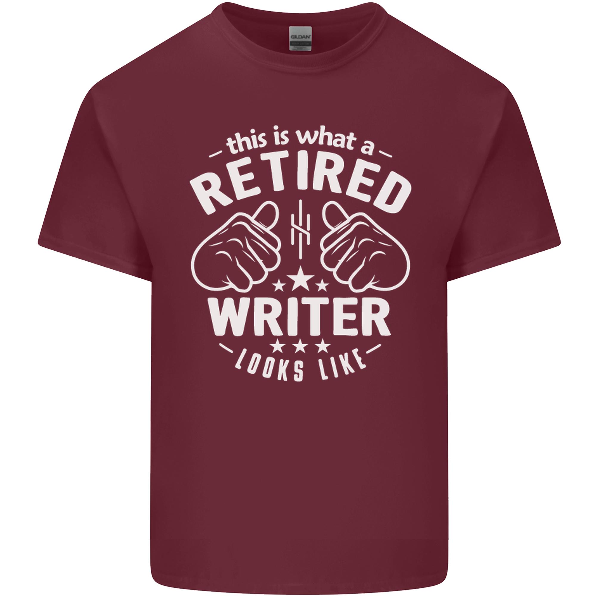 This Is What a Retired Writer Looks Like Unisexs Light Cotton TShirt S