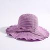 Summer Style Women's Travel Sun Protection Foldable Washable Fashionable Sweet Dome Patterned Sun Hat