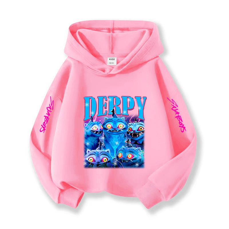 2025 New KPOP Korean Christmas Casual Children's Hoodie Fashionable, Versatile, Casual and Comfortable Girls' Top