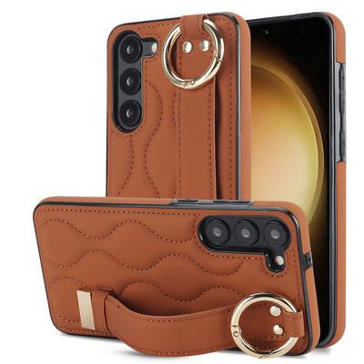 PU-Leder-Ring-Armband-Handyhülle für Samsung für Samsung Galaxy S24 S23 S22 Plus Note 20 Ultra S21 FE Halter stoßfeste Abdeckung