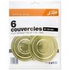 LE PARFAIT 1978028 Sachet de 6 couverles - D 110 Familia Wiss - Orange