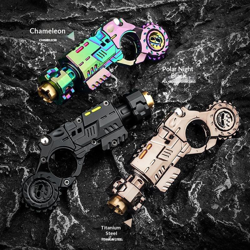 Mini Shell-Ejecting Alloy Toy Set Portable Stress Relief Sensory Fidget Toy for Teen Boys Classroom Use