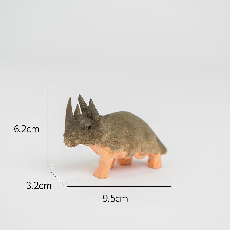 Wooden Giraffe Animal Figurine For Diy Home Decor Kids Bedroom Tabletop Display