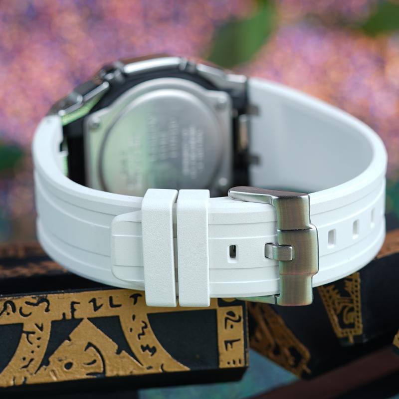 Casio Custom Collection Quartz Movement Watch Unisex Black Dial GA-2100-1A1(Watch1- -)