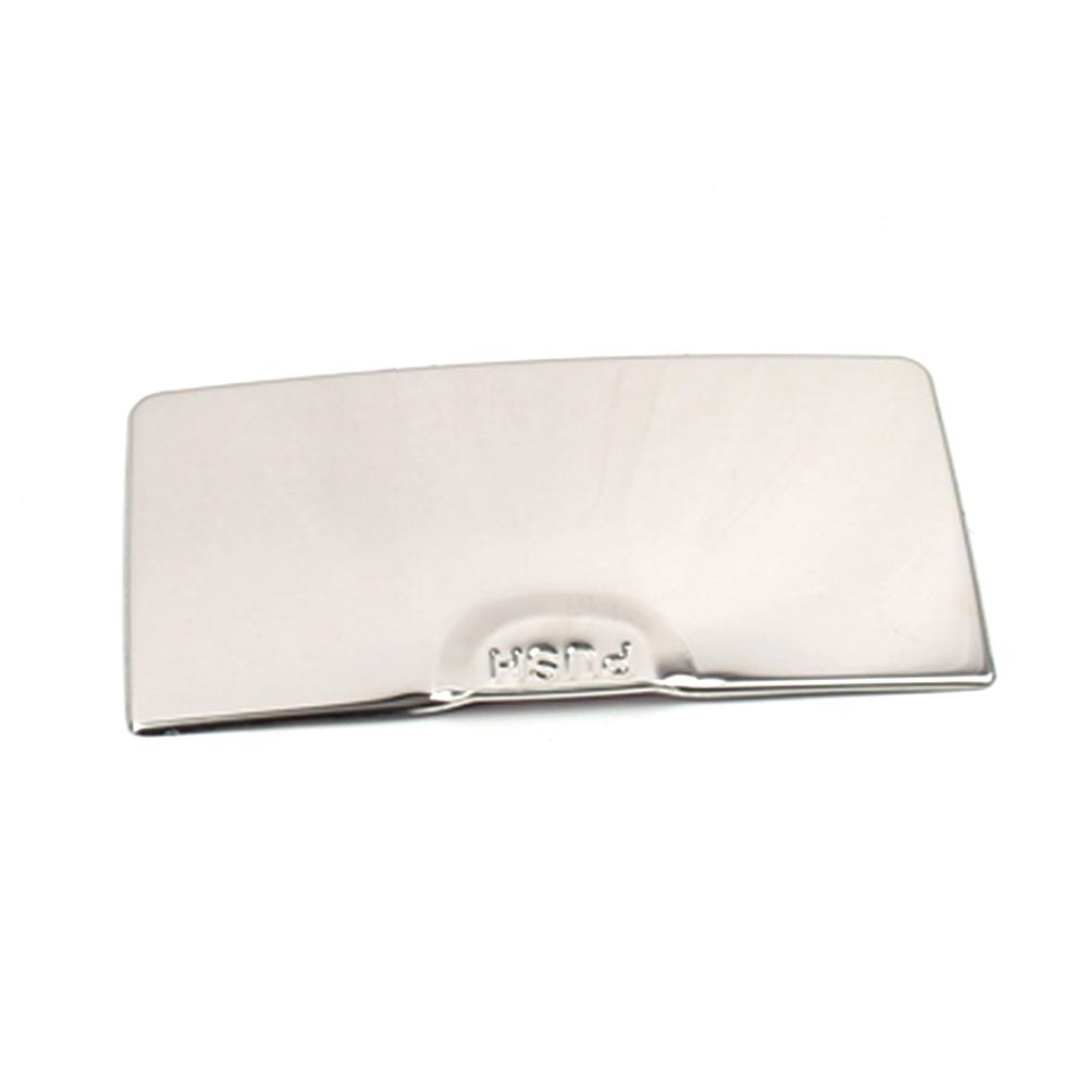 

Для Hyundai Creta IX25 2016-2018 футляр для очков, ящик для хранения, накладка, рамка, нержавеющая сталь, внутренняя наклейка серебряный