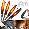 4Pcs Motorcycle Turn Signal Lights Motorcycle Indicators LED Motorbike Turning Indicators Daytime Running Lights Brake Lights