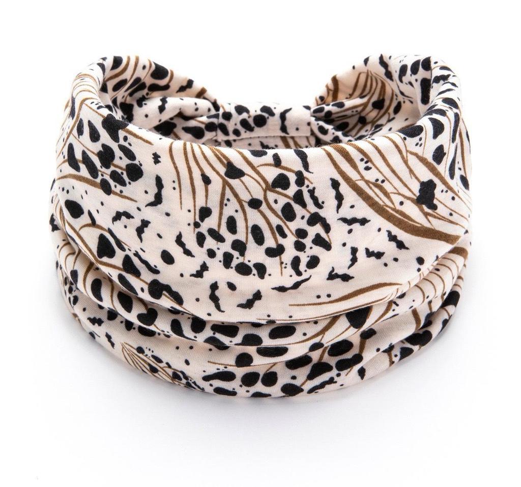 Bohemian Sweat-Absorbing Elastic Cotton Headband for Women - European & American Yoga Sport Hair Accessory