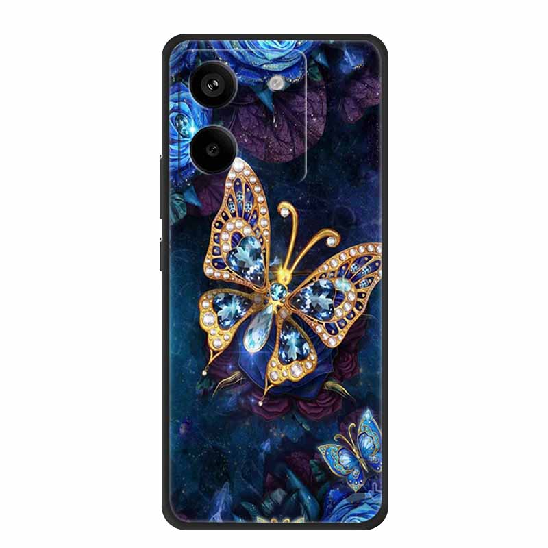 For Xiaomi Poco M7 Pro 5G Case Animals Soft Silicone TPU Phone Cases Back Cover for PocoM7 Pro Protective Shockproof Cats Fundas