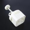 Plastic Mold 180g Square Flower Stamp Cookie Cutter Mould Hand Pressure