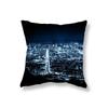 Sofa Decoration Office Game Chair Cushion Room Bedside Home City Building Scenery Night View Pillowcase