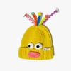 Autumn and Winter Children's Warm Knitted Hat Parent Child Wool Hat Girl Cute Cartoon Funny Eyes Tentacles Will Glow